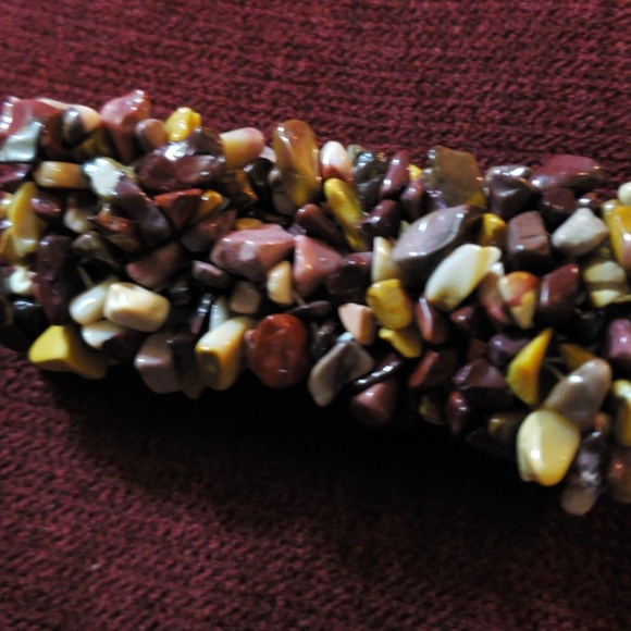 New multicolor  Brown stone bracelet - Picture 2 of 4